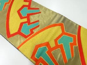 リサイクル 片輪車模様織出し袋帯